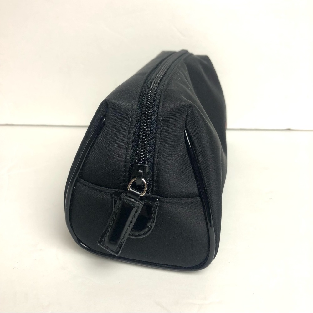 CHANEL Parfums Zipper Closure Nylon Cosmetic Bag with RED logo lining. - Picture 4 of 7